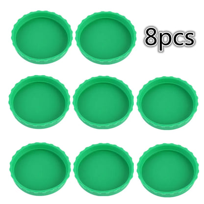 Reusable Beverage Can Covers - Silicone Soda Can Lids, Leak-Proof Sealing Protectors for Cans & Bottles