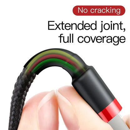 Baseus USB Cable for iPhone 14/13/12 Pro Max - Fast Charging, 2.4A Data Cable for iPhone Mini and Pro Models