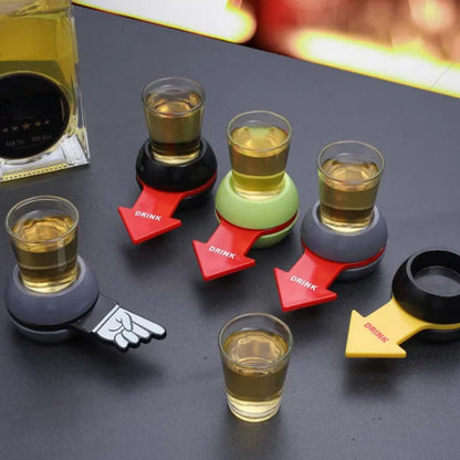 Alcoholic Penalty Turntable Game — Russian Roulette Drinking Toy, Bar Entertainment & Party Booster Props 2023