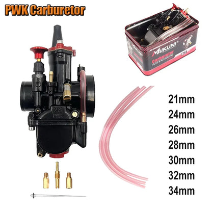 High Performance Universal PWK Power Jet Motorcycle Carburetor – 21mm to 34mm Modification Carb