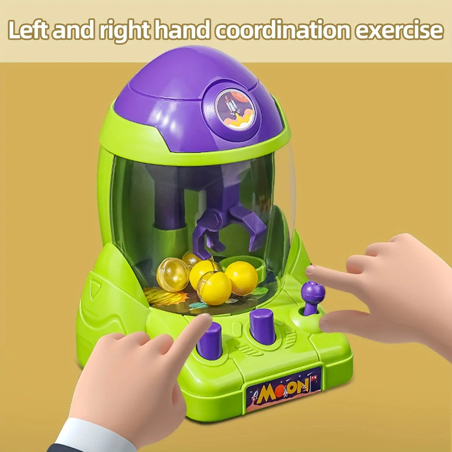 Space Rocket Crawler Toy – Ball Pincer and Egg Twister – Perfect Halloween/Christmas Gift for Winning Prizes!