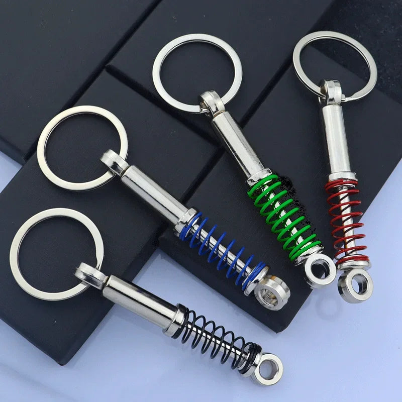 Creative Metal Car Keychain — Zinc Alloy Turbo, Gearbox & Brake Disc Pendant for Men’s Birthday or Dad Gift