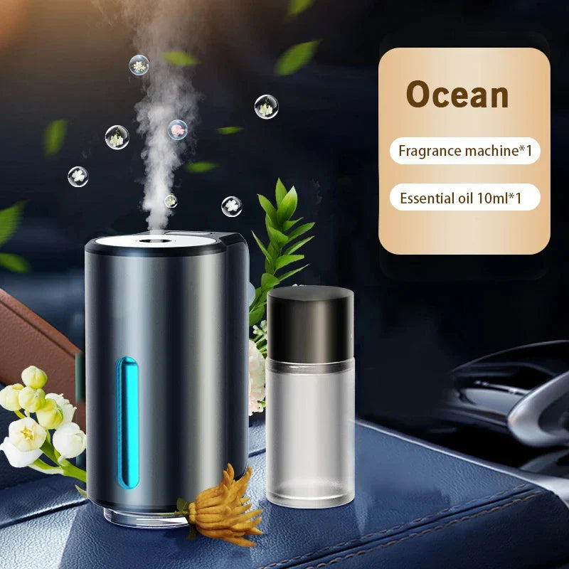 Smart Car Air Aromatherapy Diffuser – Adjustable Humidifier & Essential Oil Car Air Freshener