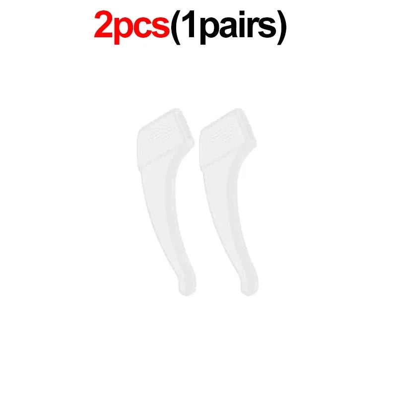 2/40PCS Silicone Ear Hooks for Glasses | Anti-Slip Eyewear Grip, Temple Sleeve & Sunglasses Holder Accessories