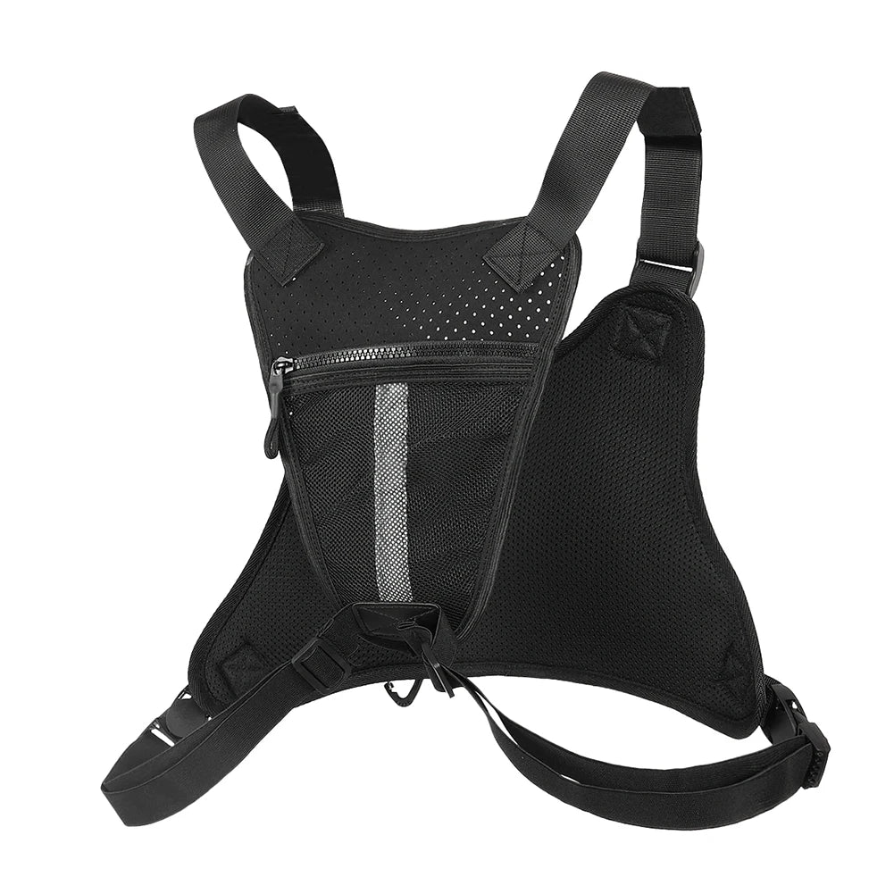 Sports Chest Bag – Lightweight Waterproof Running Vest with Pocket, Phone Holder & Large Capacity Tactical Front Pack