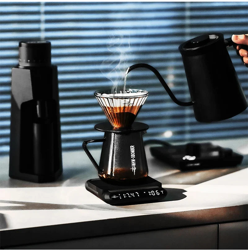 MHW-3BOMBER 500ml Glass Coffee Server — Espresso Dripper & Pour-Over Brewer Pot for Home Kitchen