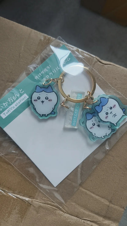 Chiikawa Hachiware USAGI Momoka Acrylic Keychain – Cute Cartoon Pendant for Bags & Gifts
