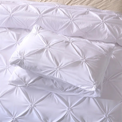 Queen 3-Piece Comfort Set – Gray Bed in a Bag Bedding Set with Duvet Cover & Pillowcases (No Comforter)