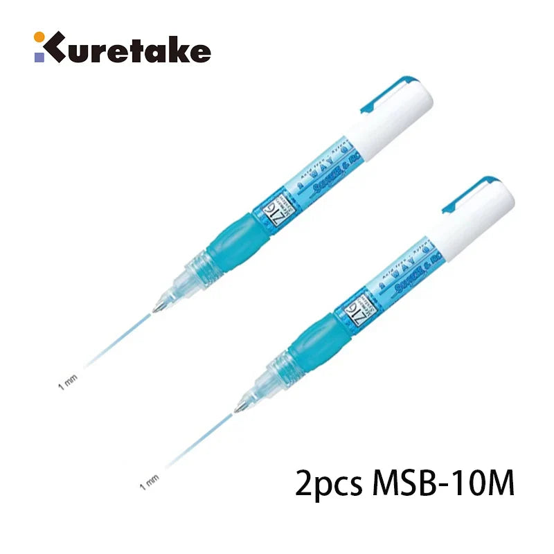 Kuretake Zig 2-Way Glue Pen – Precision Adhesive for Crafts, Scrapbooking & Art (1mm/2mm/4mm/15mm)