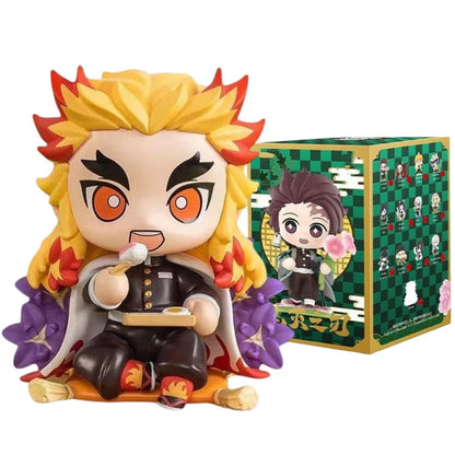 Anime Demon Slayer Blind Box Figures — 1-12pcs Tanjiro & Nezuko PVC Model Ornaments, Kids Christmas & Halloween Gift