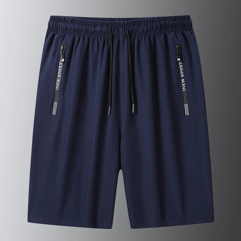 Men's Summer Sport Shorts – Cool Running, Gym & Fitness Training Shorts in Black and Gray