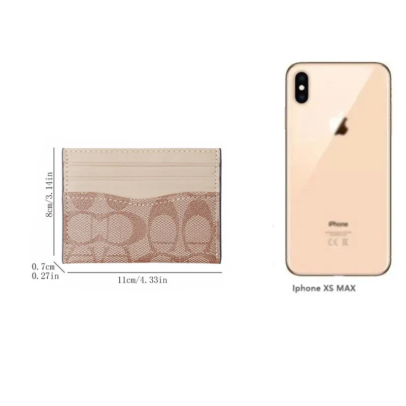 Luxury PU Leather Wallet for Women – Multi-Function Card Holder & Small Purse | Stylish Women's Card Bag