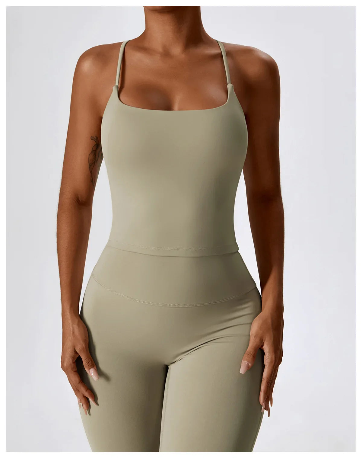 2PCS Seamless Women’s Yoga Set – Long Sleeve Crop Top & Leggings Workout Outfit, Athletic Gym Sportswear