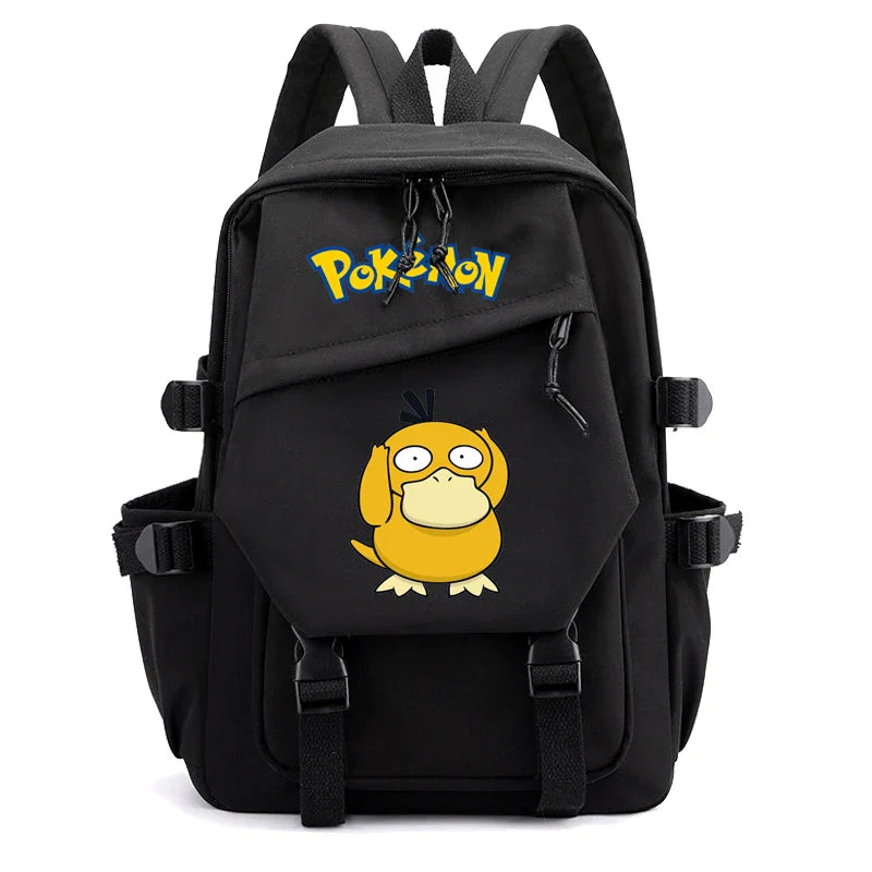 Pokemon Waterproof Women’s Backpack – Pikachu, Gengar, Snorlax Schoolbag for Girls & Students