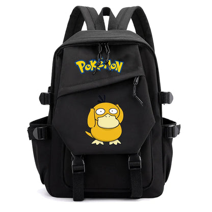 Pokemon Waterproof Women’s Backpack – Pikachu, Gengar, Snorlax Schoolbag for Girls & Students