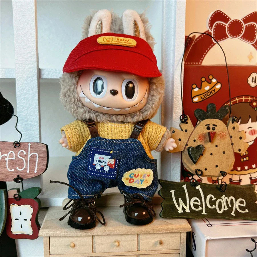 17cm Labubu V1/V2 Doll Clothes – Cosplay Outfits & Accessories | Kids Toy Gift with Various Styles