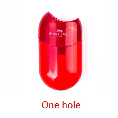 Double & Single Hole Pencil Sharpener – Creative Transparent Stationery Tool for Kids & Students, Portable School Supply Pen Cutter Sharpener