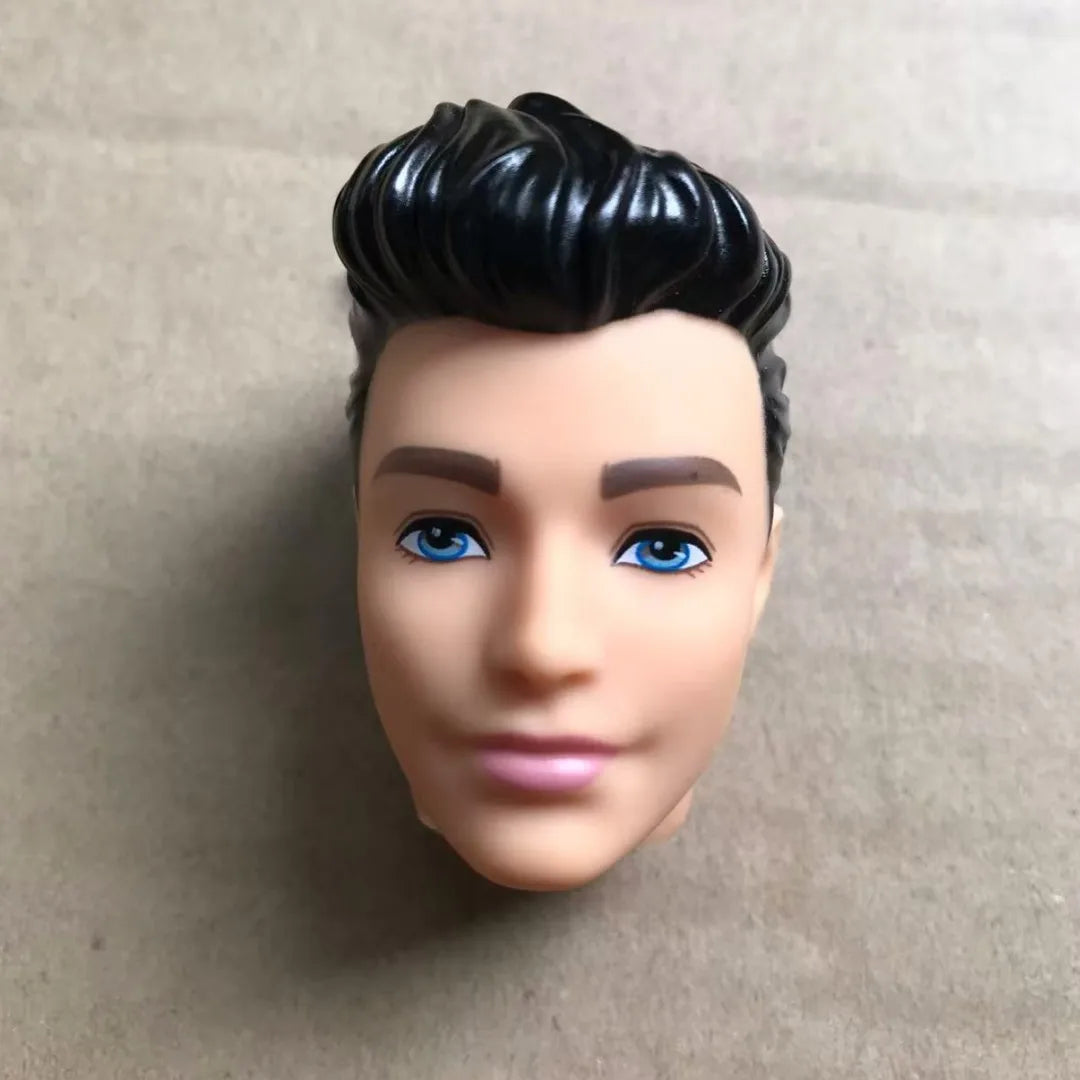 1/6 Male Doll Heads – DIY Ken Doll Parts for Beige Skin Dolls Accessories