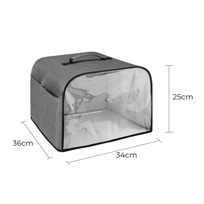 Durable Kitchen Dust Cap for Air Fryer - Household Toaster Cover with Storage Pockets, Suitable for Ninja Foodi Grill & Bread Baking