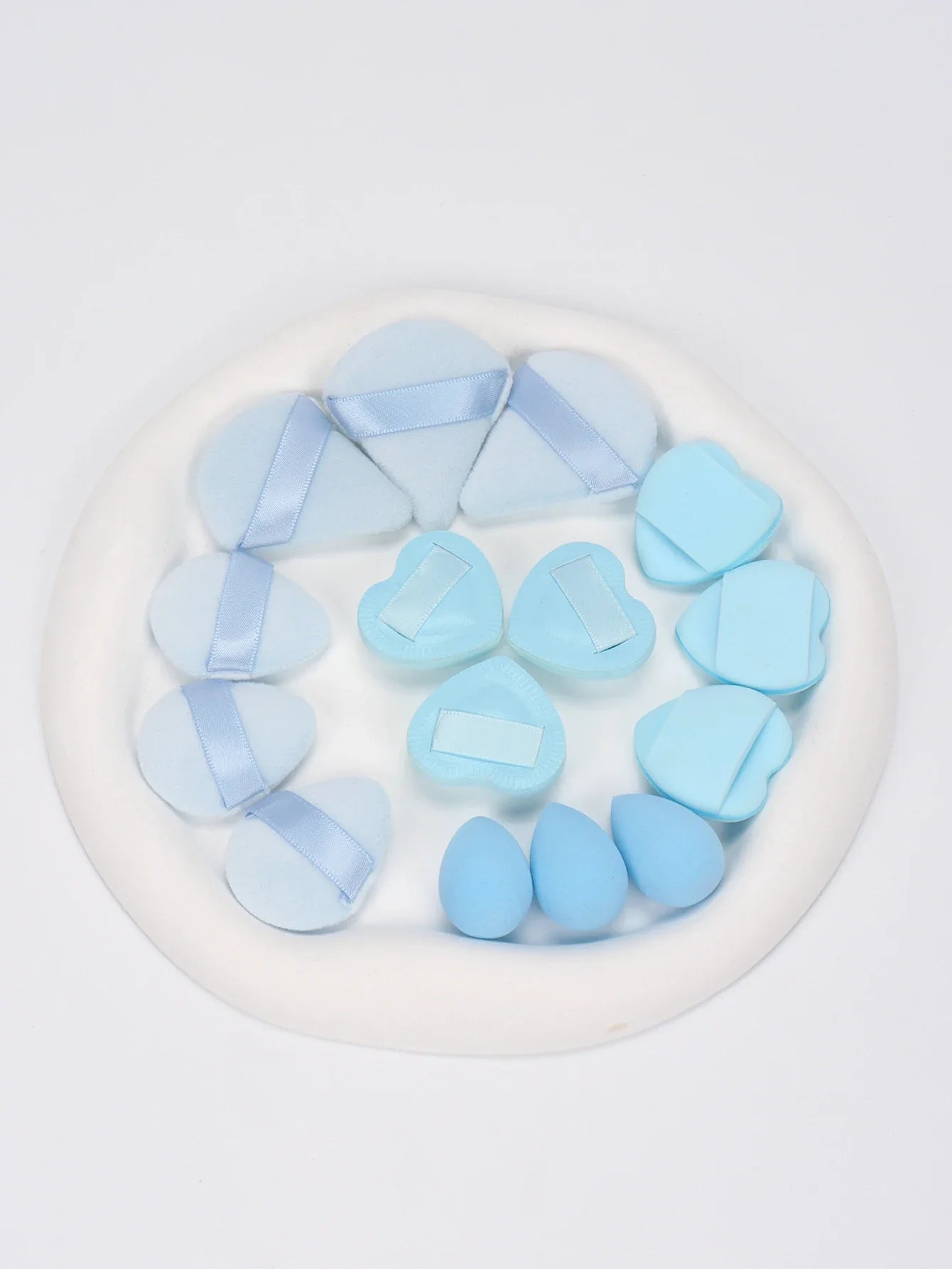 15/30/60 Mini Makeup Sponges – Beauty Powder Puff for Concealer, Liquid Foundation & Face Cosmetics