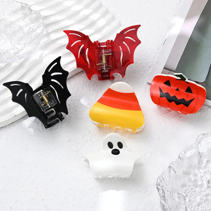 Muweordy Halloween Hair Clip | Funny Large Mask, Crab & Shark Hairpin for Women & Girls