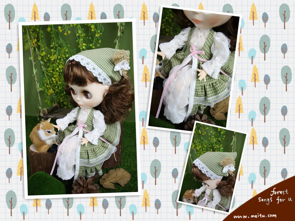 ICY DBS Blyth Doll – 1/6 BJD Customized Nude Joint Body, White Skin Glossy & Matte Face, 30cm Girl Toy Gift