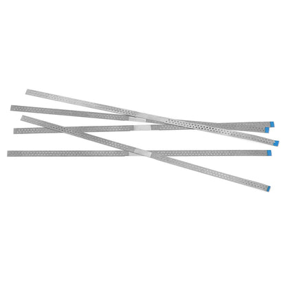 AZDENT Dental Diamond Polishing Strips – 5pc Stainless Steel Orthodontic IPR Fine & Medium Polish