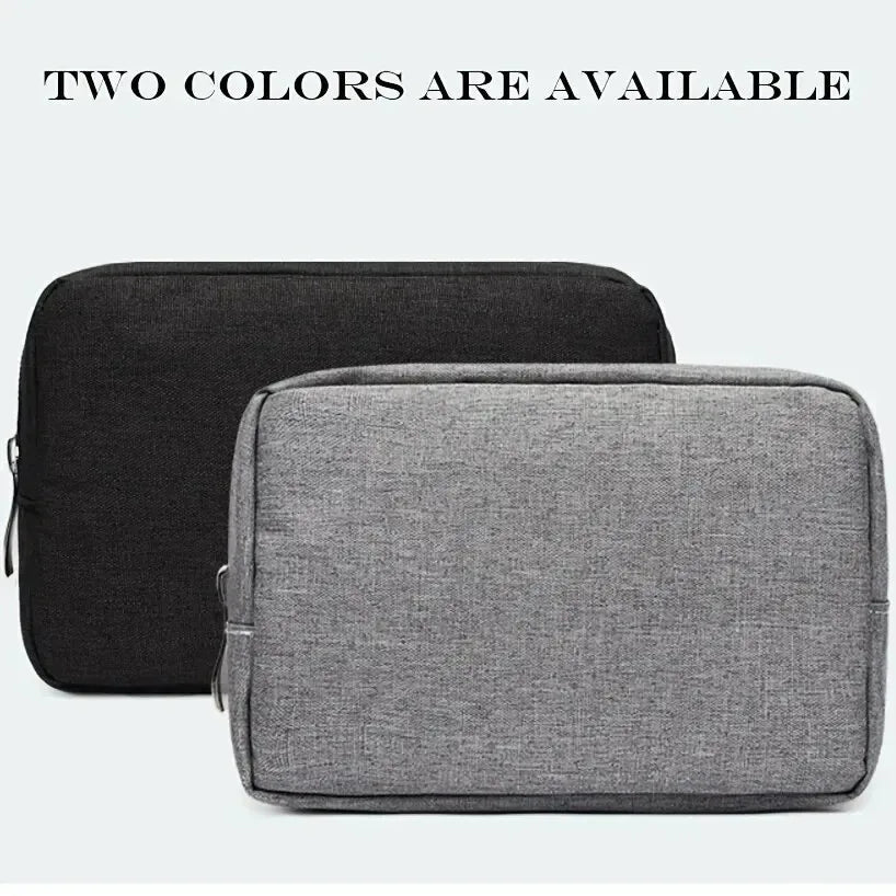 Digital Portable Organizer Case – Travel Storage Bag for Headphones, Chargers, USB Cables & Accessories