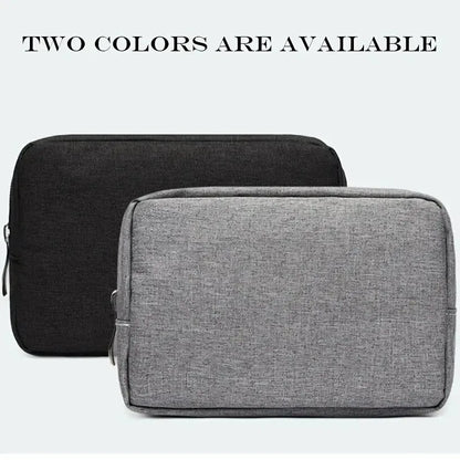 Digital Portable Organizer Case – Travel Storage Bag for Headphones, Chargers, USB Cables & Accessories