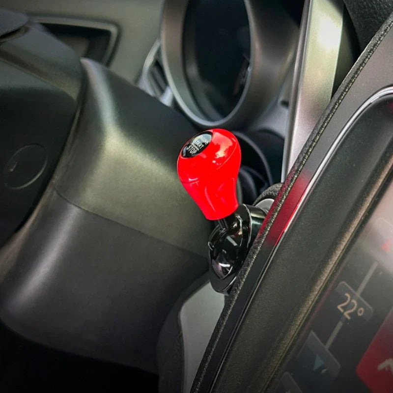 Car Start Button Cover – Rocker Style Automotive Interior Accessory, Retro Joystick Decoration, Universal Car Gift