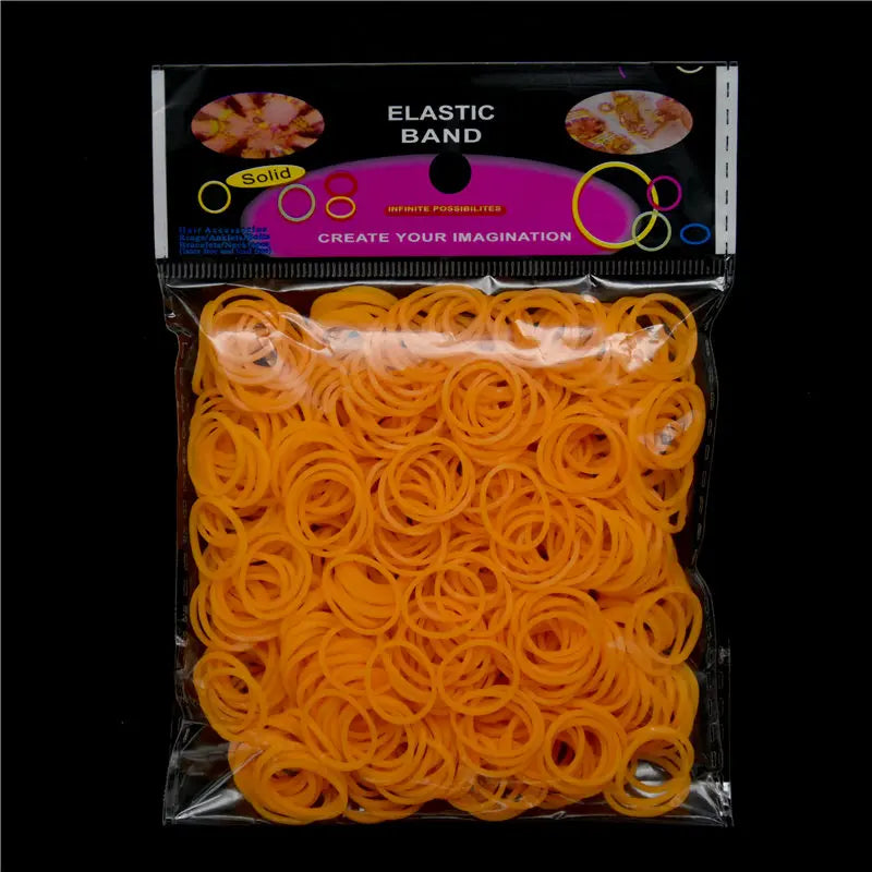 Pantone Color Rainbow Rubber Bands for Loom Bracelets – Western European Style DIY Arts & Crafts Kit