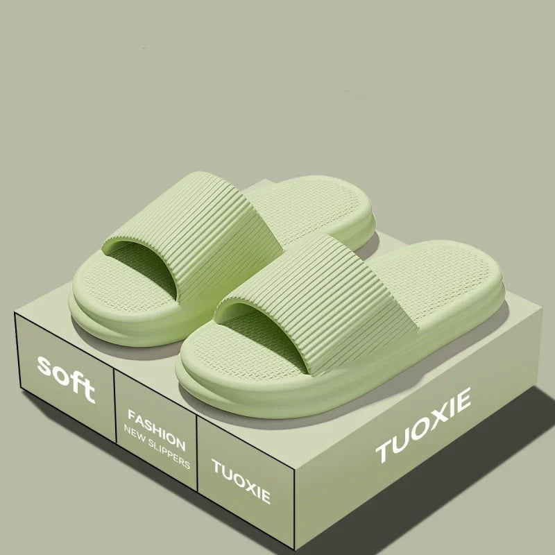 Unisex EVA Summer Slippers – Soft Non-Slip Home & Bathroom Slides for Men & Women, Comfortable Beach & Outdoor Sandals