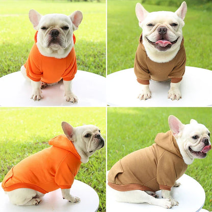 Warm Fleece Pet Vest - Cute Hoodie Sweater Coat for Small to Medium Dogs | Winter Puppy Shirt Jacket Costumes
