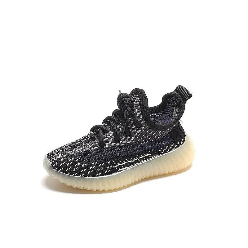 Children's Lightweight Coconut Woven Shoes - Non Slip Rubber Sole Outdoor Sports Mesh Sneakers for Baby Boys & Girls
