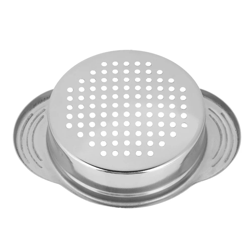 Universal Stainless Steel Can Strainer — Colander for Vegetables, Fruit, Beans, and Tuna