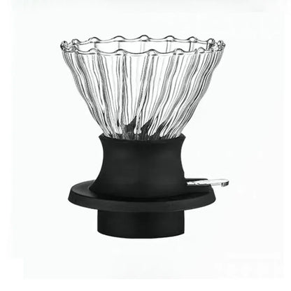 V-Shaped Coffee Drip Filter Set V01/V02 – Silicone Hand-Brewed Coffee Accessories Complete Pour Over Brewing Tool Kit
