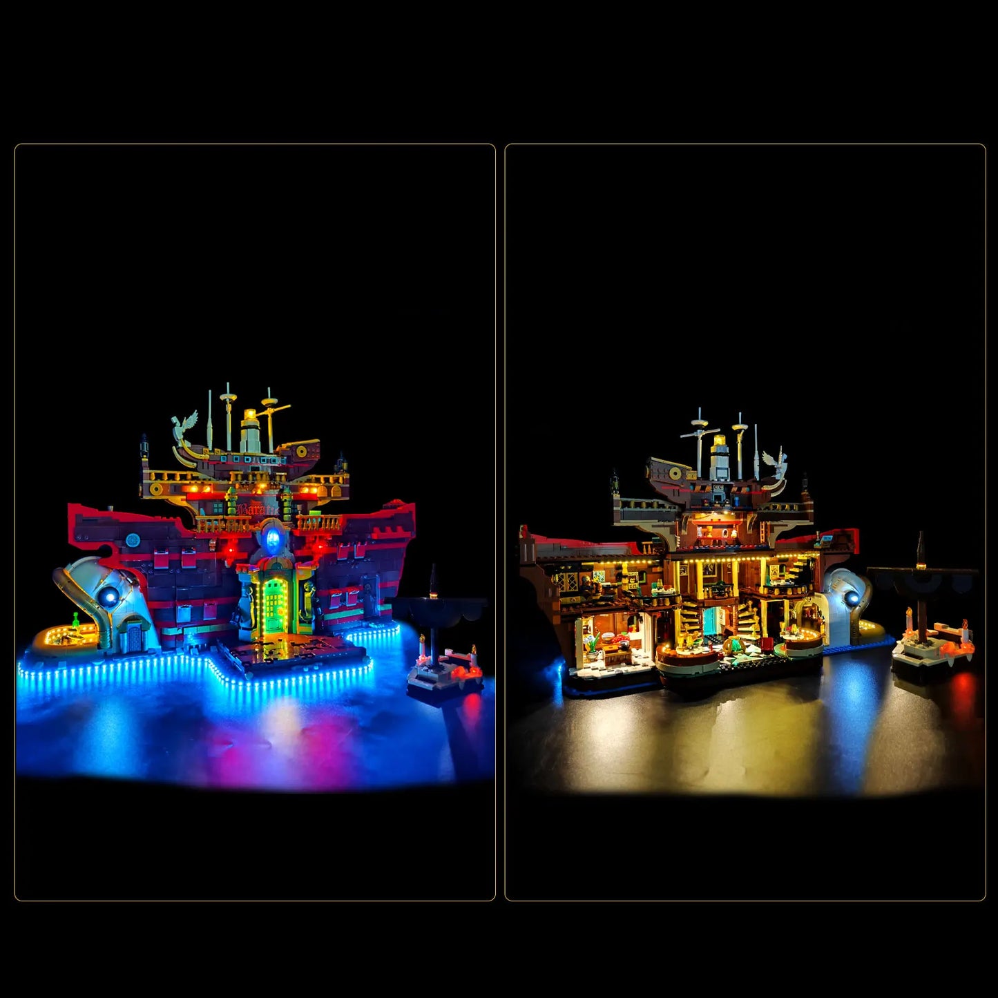 LYBMTWF LED Lighting Kit for Lego 75640 Floating Restaurant – (Bricks Not Included)