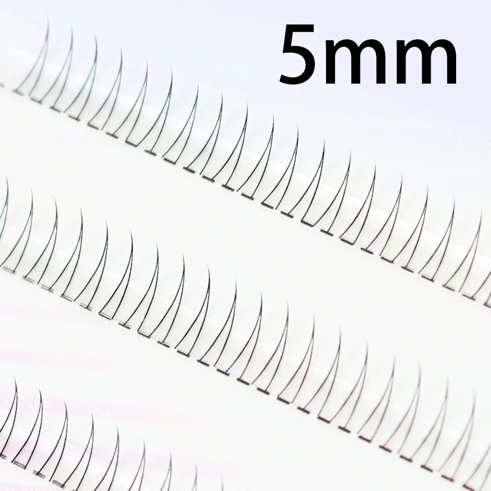 J Curl V-Shape Manga Under Eyelashes – Soft Black Bottom Lash Clusters for Natural Comic Eye Look
