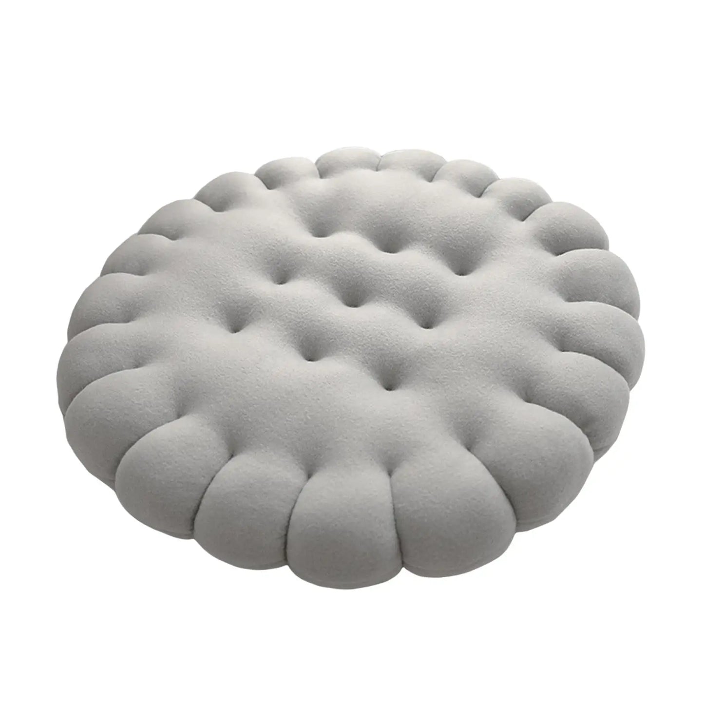 Biscuit-Shaped Decorative Cushion – Comfy Seating Pillow for Balcony & Gift Idea