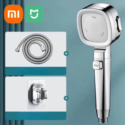 Xiaomi High Pressure Shower Head Set – 3 Modes Adjustable Smart Sprayer with Bathroom Accessories