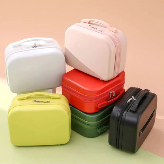14 Inch Mini Women’s Carry-On Suitcase – Short Trip Travel Luggage & Makeup Bag