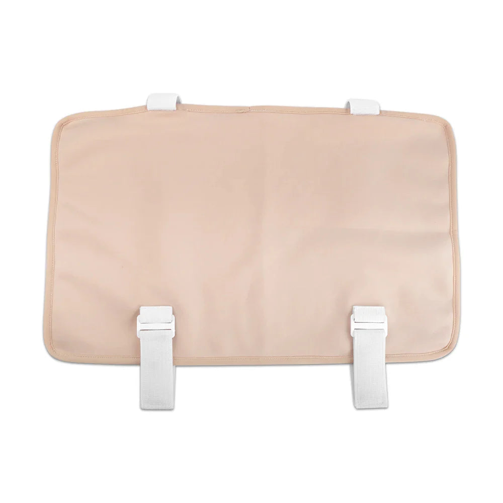 Reusable Castor Oil Pack Wrap - Organic Cotton with Adjustable Elastic Strap, Castor Oil Compress for Body Care
