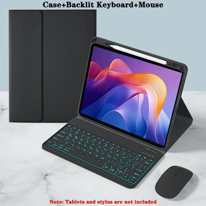 Keyboard Case for Redmi Pad 2 11-inch 2025 — Bluetooth Tablet Case with Pencil Holder for Xiaomi Redmi Pad 2