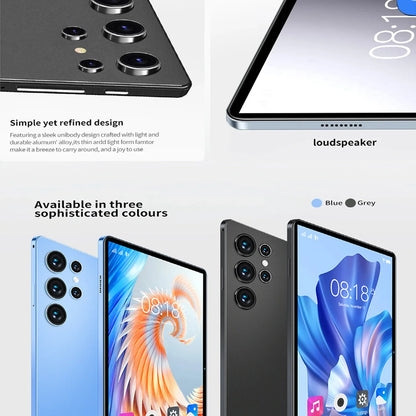 2025 10.1" Android Tablet – HD Display, Octa-Core, 4GB RAM, 64GB ROM, Dual SIM, WiFi, Google Play