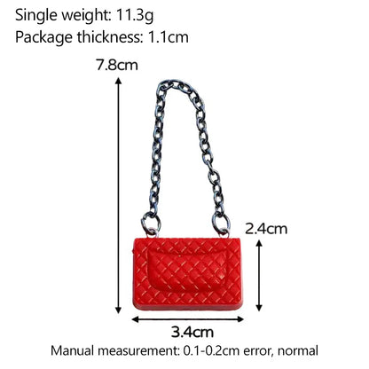 1:12 Dollhouse Miniature Shoulder & Crossbody Bags – Decorative Toy Accessories for Dollhouse Collectors