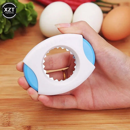 Cute Boiled Egg Shell Topper Cutter - Kitchen Essential for Easy Egg Cup Removal - Household Baking Accessory