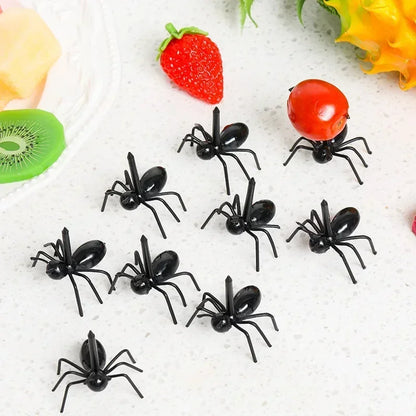 6-18PCS Ant-Shaped Food Picks - Fruit and Snack Forks for Kitchen, Party, Dinner Tableware - Cake and Dessert Decoration