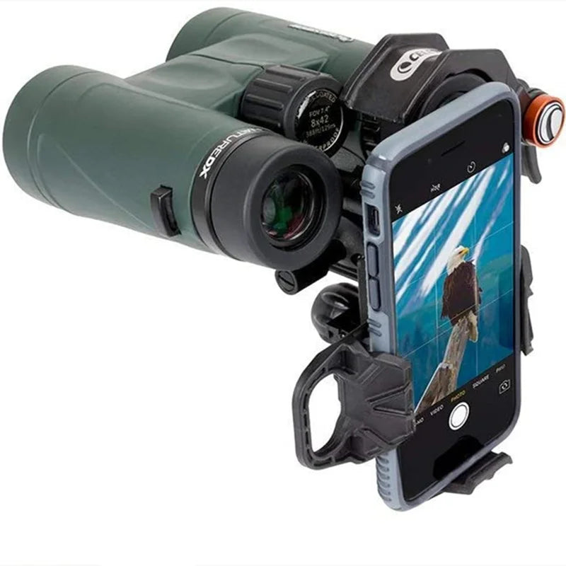 Celestron NexYZ 3-Axis Universal Smartphone Adapter - Fits Astronomical Telescopes, Binoculars, Microscopes & Sights