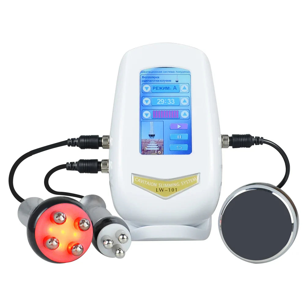 3-in-1 Beauty Body Slimming Massager – Cavitation Machine for Face & Body Tightening, Lifting, and Skincare