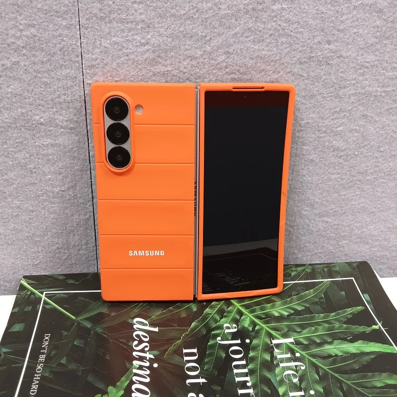 Skin Feel Phantom Shield Case for Samsung Galaxy Z Fold 3-7 – 2-Piece Protective Shockproof Back Cover Set